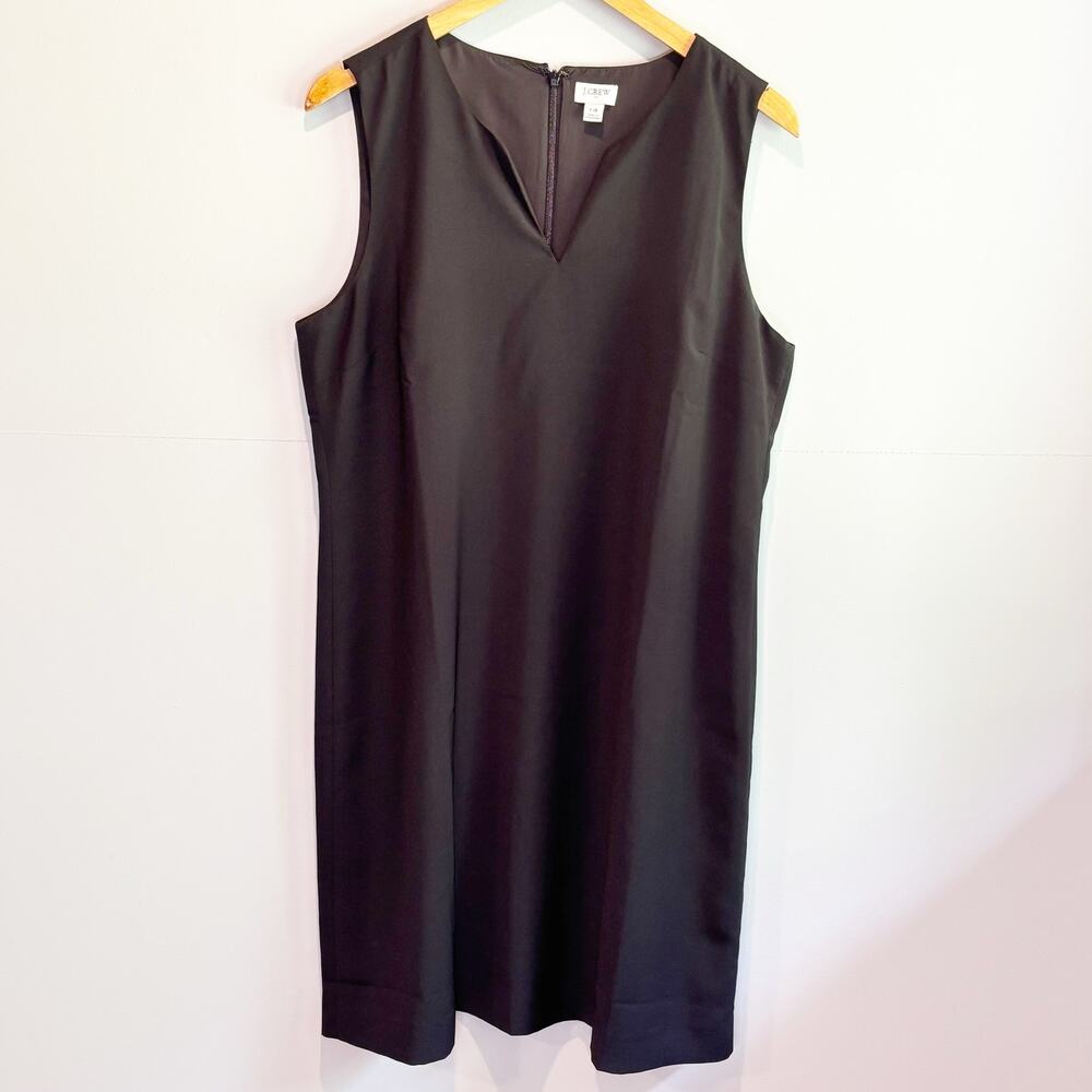 J. Crew Factory Black Classic Suiting Dress - size 14